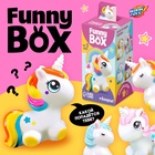 Игрушка - сюрприз Funny Box «Пони»: фигурка, радуга, наклейки, инструкция, МИКС - Фото 1