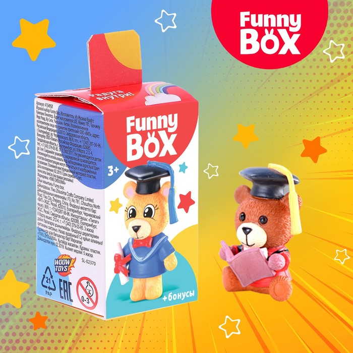 Набор для детей Funny Box «Мишки» Набор: радуга, инструкция, наклейки, МИКС - фото 1908477126