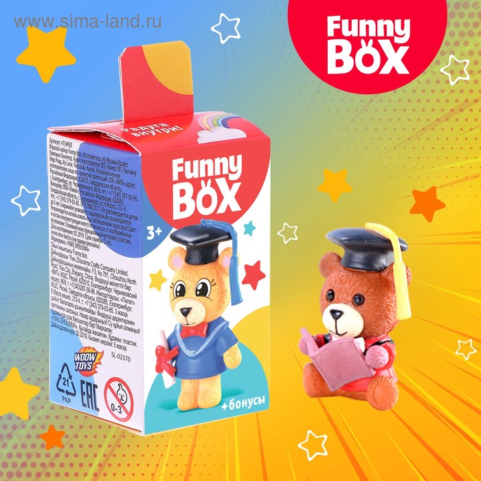Набор для детей Funny Box «Мишки» Набор: радуга, инструкция, наклейки, МИКС - Фото 1