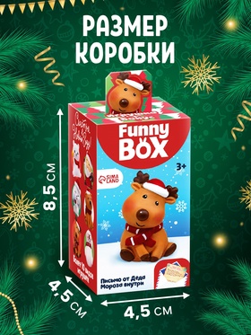 Игрушка Funny Box «Новогодний сюрприз»: письмо, инструкция, МИКС (комплект 2 шт)