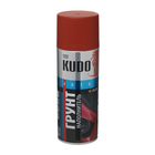 Грунт наполнитель акриловый 1К KUDO, 520 мл, красно-коричневый, аэрозоль - Фото 1