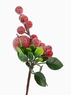 Еловая ветка декоративная «Зимнее волшебство. Грёзы», 18 см 4301749