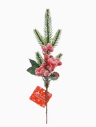 Еловая ветка декоративная «Зимнее волшебство. Грёзы», хвои, ягоды, шишка, 27 см - Фото 5