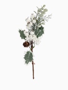 Еловая ветка декоративная «Зимнее волшебство. Грёзы», 26 см - Фото 3