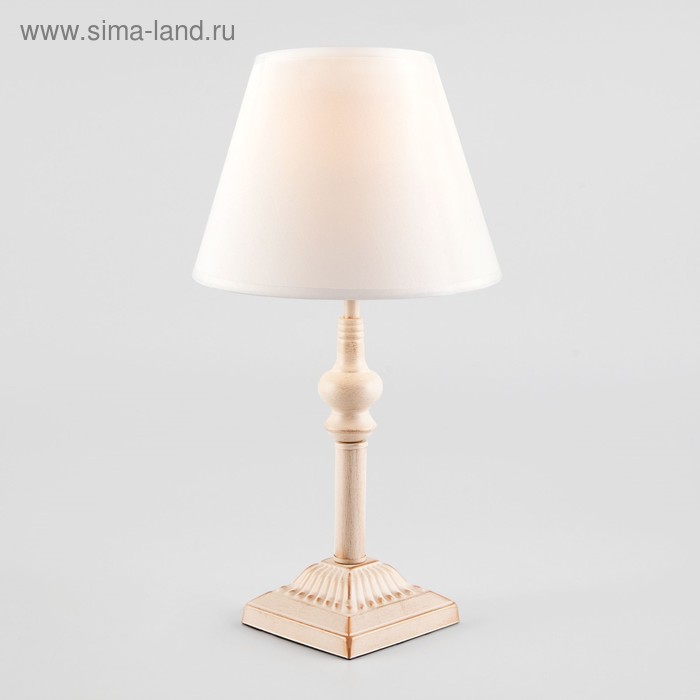 Настольная лампа Berlin 1x60Вт E27 белый, золото - Фото 1
