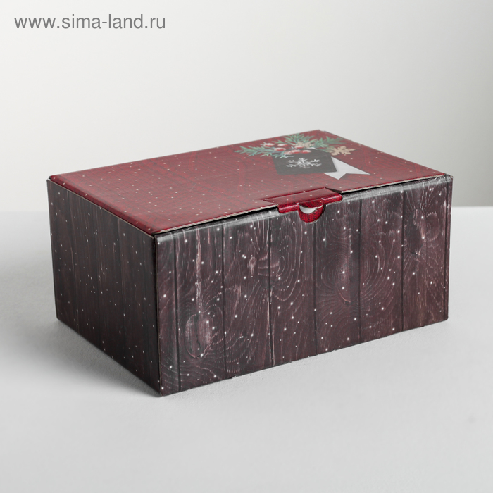 Складная коробка «Тепла и уюта», 22 × 15 × 10 см