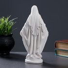 Статуэтка "Дева Мария" 23х12см, белая / мраморная крошка - Фото 3