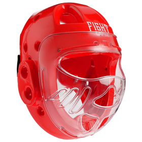 Шлем для рукопашного боя FIGHT EMPIRE, р. XL, цвет красный