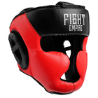 Шлем боксёрский соревновательный FIGHT EMPIRE, р. L, цвет красный - Фото 1