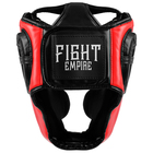 Шлем боксёрский соревновательный FIGHT EMPIRE, р. L, цвет красный - Фото 3