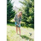 Грабли прямые, повёрнутый зубец, 8 зубцов, деревянный черенок - Фото 5