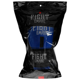 Перчатки боксёрские детские FIGHT EMPIRE, синие, размер 8 oz