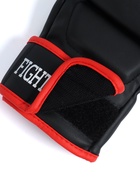Перчатки для ММА тренировочные FIGHT EMPIRE, р. M, черные с красным - Фото 11