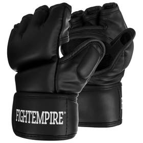 Перчатки для ММА тренировочные FIGHT EMPIRE, чёрные, размер М