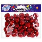 Фигурка для поделок и декора «Сердце», набор 50 шт., размер 1 шт. 1.5×1.5×0.5 см, красная - Фото 3