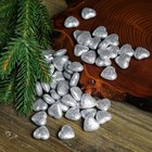 Фигурка для поделок и декора "Сердце", набор 50 шт., размер 1 шт. 1,5×1,5×0,5 см, цвет серебро - Фото 1