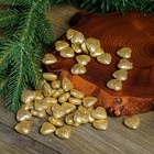 Фигурка для поделок и декора «Сердце», набор 50 шт., размер 1 шт. 1,5×1,5×0,5 см, цвет золото - Фото 1