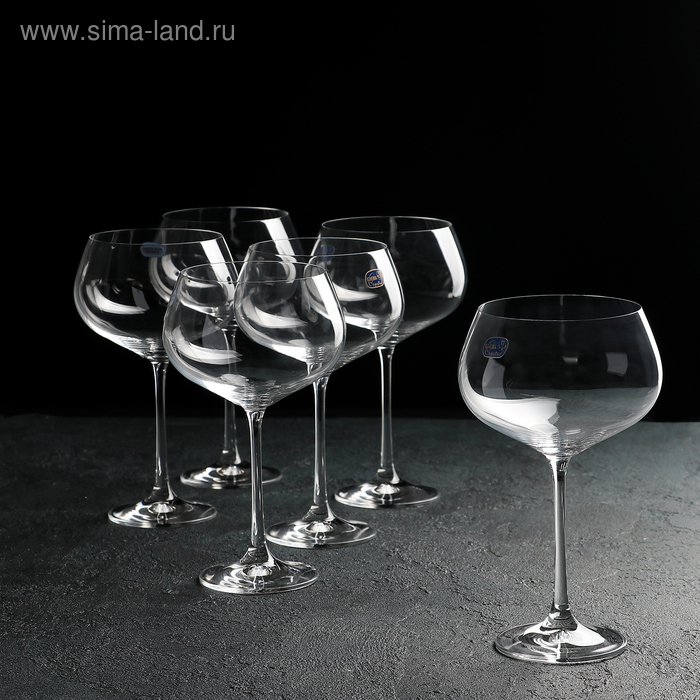 Набор бокалов для вина Bohemia Crystal «Меган», 500 мл, 6 шт - Фото 1