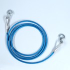 УЦЕНКА Трос буксировочный металлический TORSO в оплётке, 4 м, 8 тонн, 2 крюка - Фото 1