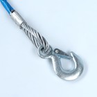 УЦЕНКА Трос буксировочный металлический TORSO в оплётке, 4 м, 8 тонн, 2 крюка - Фото 2