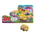 Книга с мягкими пазлами EVA «Какие бывают машины», 12 стр. - Фото 3