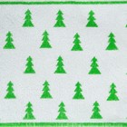 Полотенце махровое Privilea, арт. 19С4 рисунок  Ёлочки 2, цвет зеленый, размер  50х30, 100%   448839 - Фото 2