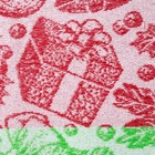 Полотенце махровое Privilea, арт. 19С4 рисунок Подарок 2, цвет красный, размер  50х30, 100%   448839 - Фото 3