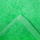 Простыня махровая, однотонная, цвет молодая зелень, 150х220 см - Фото 3