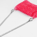 Цепочка для сумки, с карабинами, железная, 9×14 мм, 120 см, цвет серебряный - Фото 3