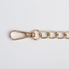 Цепочка для сумки, с карабинами, железная, 9×14 мм, 120 см, цвет золотой - Фото 2