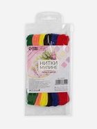 Нитки мулине №14, 8±1 м, набор 6 шт., разноцветные - Фото 4
