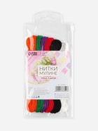 Нитки мулине №15, 8±1 м, набор 6 шт., разноцветные - Фото 4