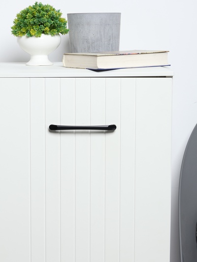 Ручка-скоба CAPPIO LIBERTY RSC019, м/о 128 мм, цвет черный