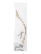 Ручка-скоба мебельная PC181BL, м/о 96 мм, белая (комплект 3 шт) - фото 60780057