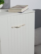 Ручка-скоба мебельная ТУНДРА PC181BL, м/о 128 мм, белая - фото 60780060