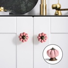 Ручка кнопка PEONY Ceramics 001, керамическая, пудровый - Фото 7