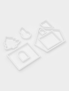 Формы для печенья новогодние Доляна «Пряничный домик», набор 8 предметов, пластик, белые - Фото 2