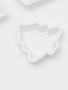 Формы для печенья новогодние Доляна «Пряничный домик», набор 8 предметов, пластик, белые - Фото 3