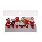 Прищепки декоративные «Всё что нужно в новый год», набор 6 шт. МИКС - Фото 4