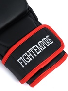 Перчатки для ММА тренировочные FIGHT EMPIRE, р. S, черные с красным - Фото 9