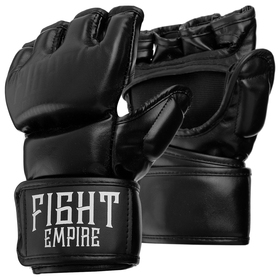 Перчатки для ММА тренировочные FIGHT EMPIRE, чёрные, размер S