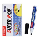 Маркер для магнитно-маркерной доски, узел 2.8 мм, ширина линии 2.8 мм, водный, чёрный - Фото 5