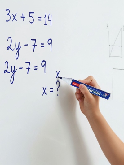 Маркер для магнитно-маркерной доски, круг, 2.8 мм, синий