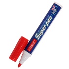 Маркер для магнитно-маркерной доски, узел 2.8 мм, ширина линии 2.8 мм, водный, красный - Фото 5