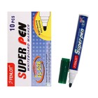 Маркер для магнитно-маркерной доски, узел 2.8 мм, ширина линии 2.8 мм, водный, зелёный - Фото 5