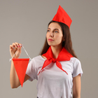 Набор пионера «Не соблазняйте пионера», пилотка, вымпел, галстук - Фото 2