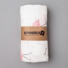 Пелёнка муслиновая Крошка Я «Фламинго» 75х120 см, двухслойная, 70% бамбук, 30% хлопок - Фото 4
