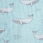 Пелёнка муслиновая Крошка Я «Морская» 75х120 см, двухслойная, 70% бамбук, 30% хлопок - Фото 2