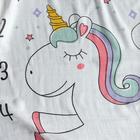 Пелёнка муслиновая Крошка Я «Единорог» 110×120 см, 70% бамбук, 30% хлопок - Фото 2