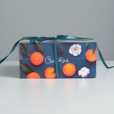 Коробка для капкейка «Волшебных сюрпризов», 16 × 16 × 7.5 см